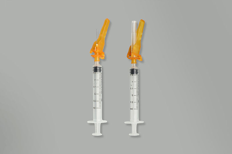 一次性使用无菌防针刺注射器  带针